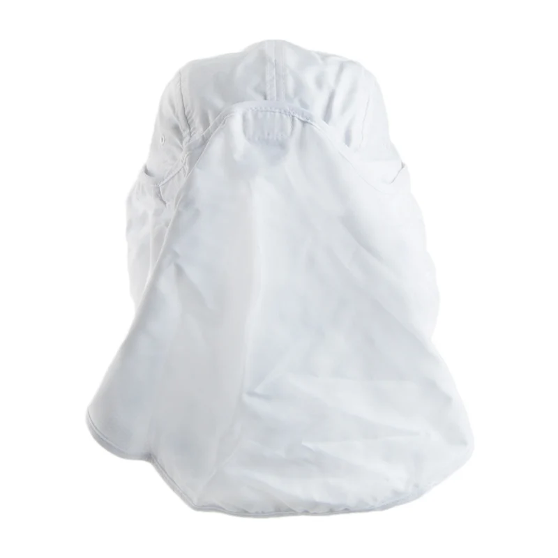 Casquette Saharienne à Rabat Amovible blanc DORFMAN PACIFIC