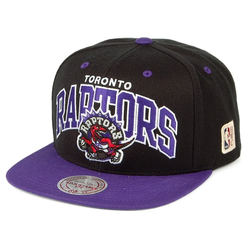 Casquette Snapback NBA Arch 2 Tone Toronto Raptors noir-violet MITCHELL & NESS