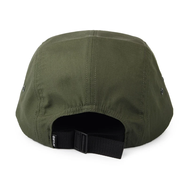 Casquette 5 Panel Foundation olive-blanc THE QUIET LIFE