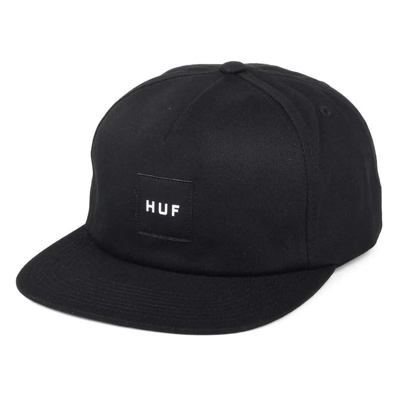 Casquette Snapback Non Structurée Box Logo noir HUF