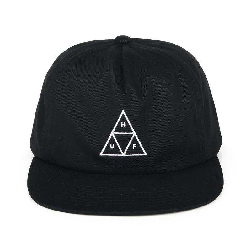 Casquette Snapback Non Structurée Triple Triangle noir HUF