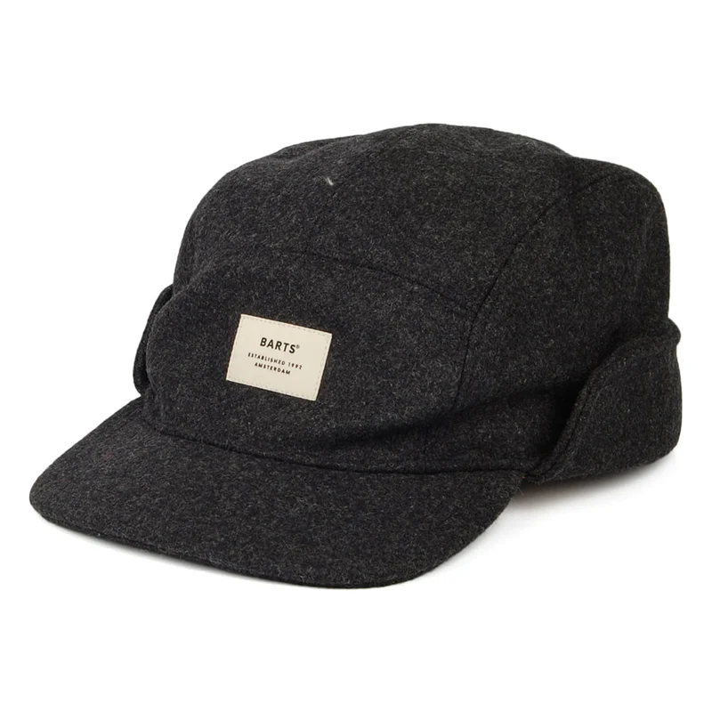 Casquette 5 Panel avec Protège-Oreilles Samuen anthracite BARTS