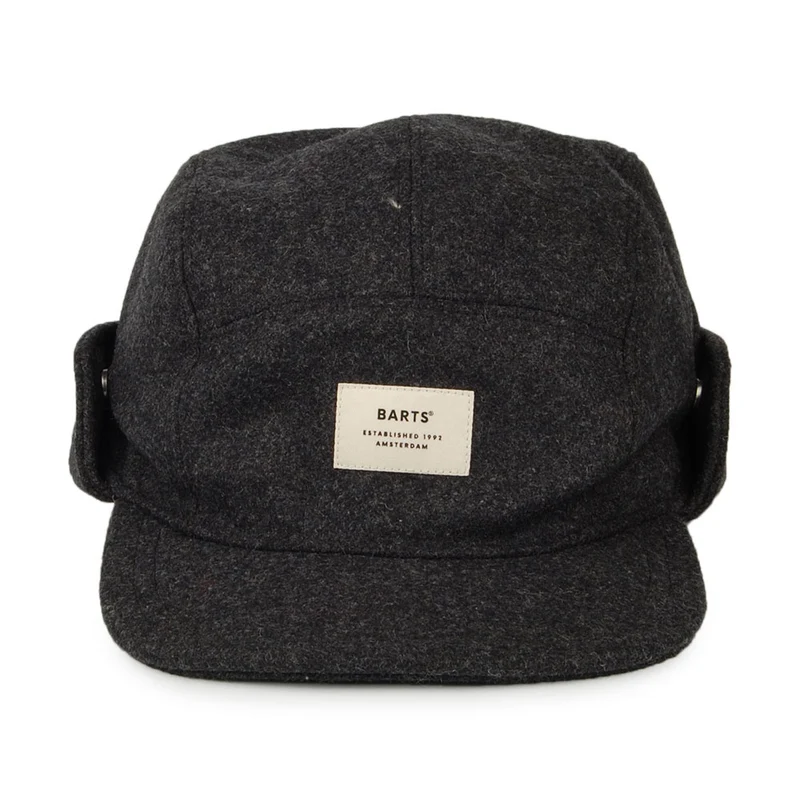 Casquette 5 Panel avec Protège-Oreilles Samuen anthracite BARTS