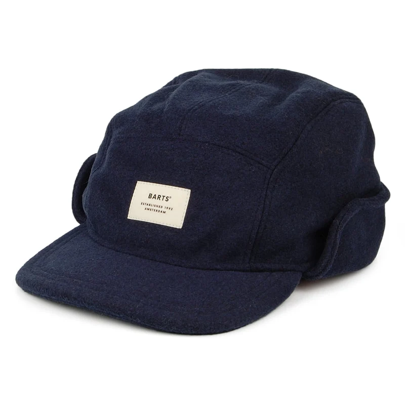 Casquette 5 Panel avec Protège-Oreilles Samuen bleu marine BARTS