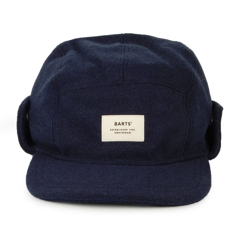Casquette 5 Panel avec Protège-Oreilles Samuen bleu marine BARTS