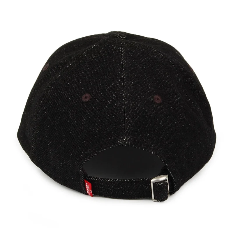 Casquette en Jean Mid Batwing noir LEVI'S