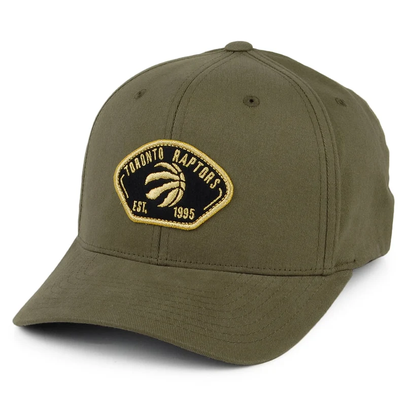Casquette Snapback Captain Toronto Raptors olive MITCHELL & NESS