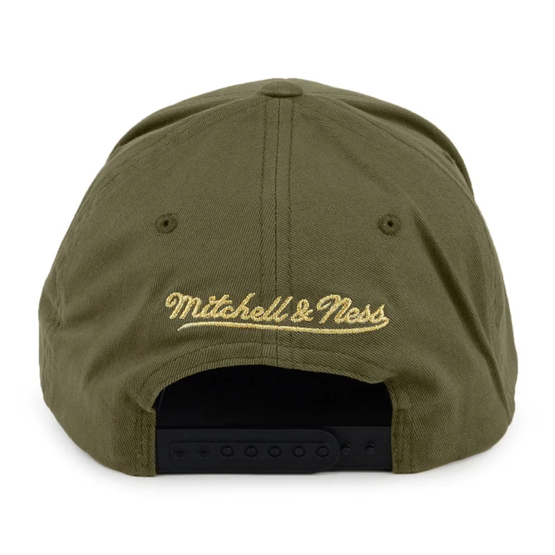 Casquette Snapback Captain Toronto Raptors olive MITCHELL & NESS