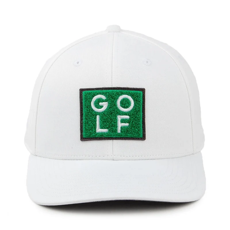 Casquette en Coton Sergé Golf Turf blanc ADIDAS