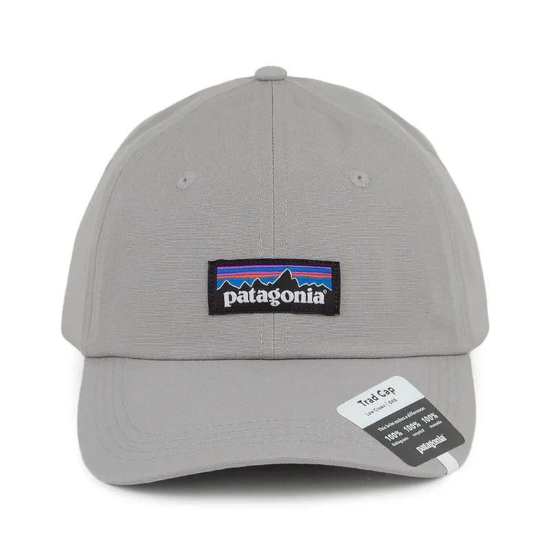 Casquette en Coton Bio P-6 Label Trad gris PATAGONIA
