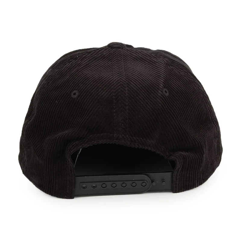Casquette Snapback en Velours Côtelé Malt MP noir BRIXTON