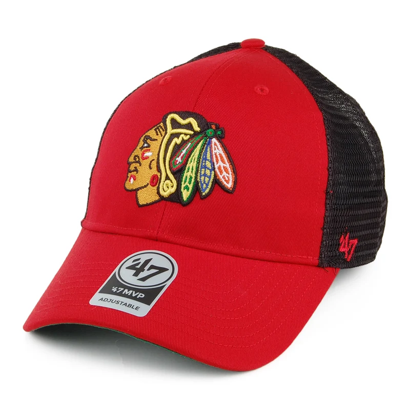 Casquette Trucker NHL Branson MVP Chicago Blackhawks rouge 47 BRAND