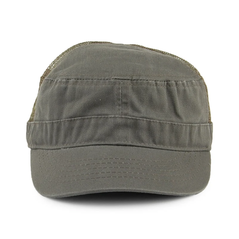 Casquette Militaire Oak Mesh Cotton olive DORFMAN PACIFIC