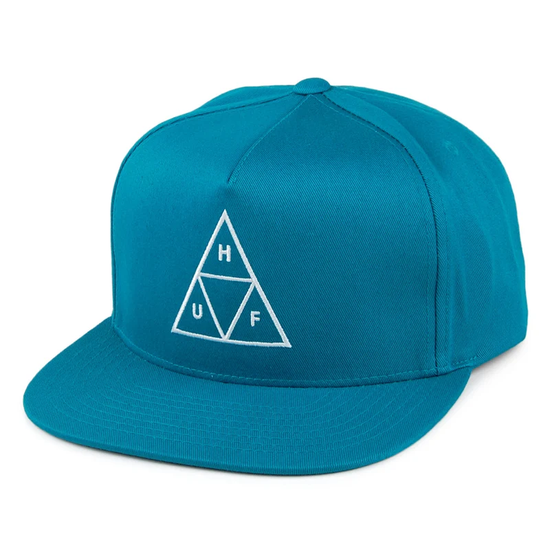 Casquette Snapback Triple Triangle bleu sarcelle HUF