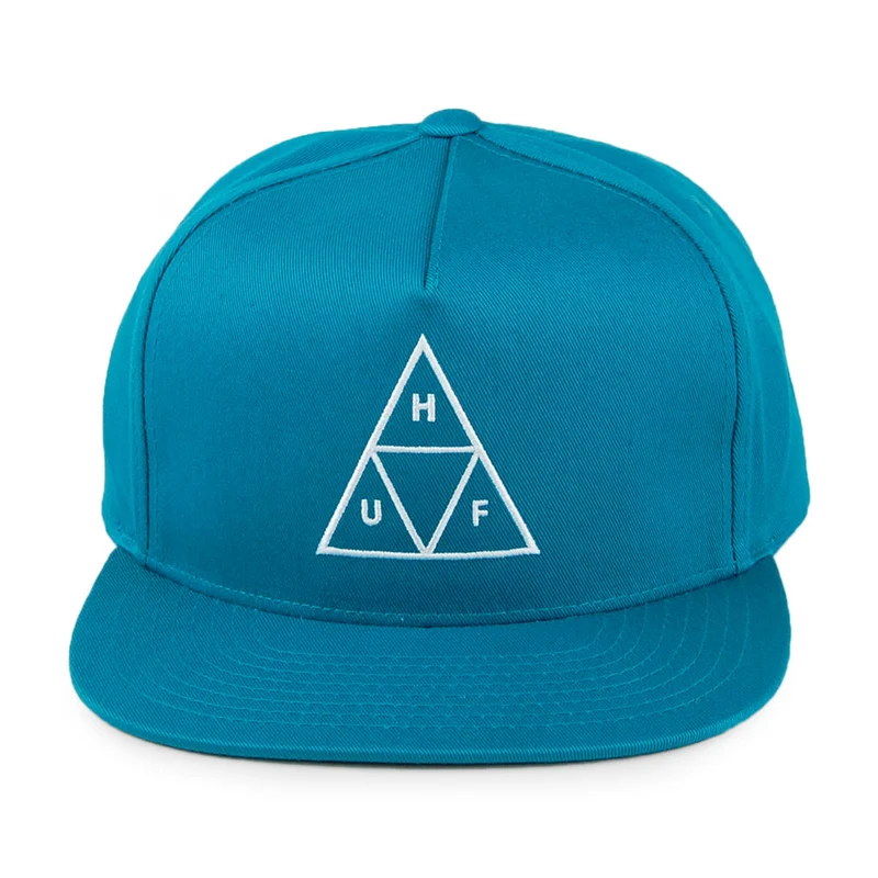 Casquette Snapback Triple Triangle bleu sarcelle HUF