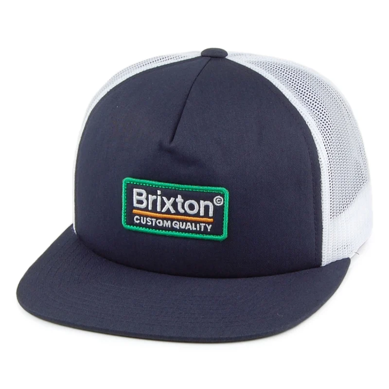 Casquette Trucker Palmer Mesh bleu-blanc BRIXTON