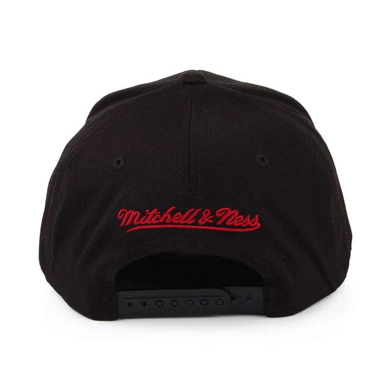 Casquette Snapback Chrome Logo Miami Heat noir MITCHELL & NESS
