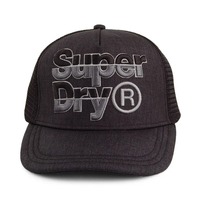 Casquette Trucker Mega Logo noir SUPERDRY