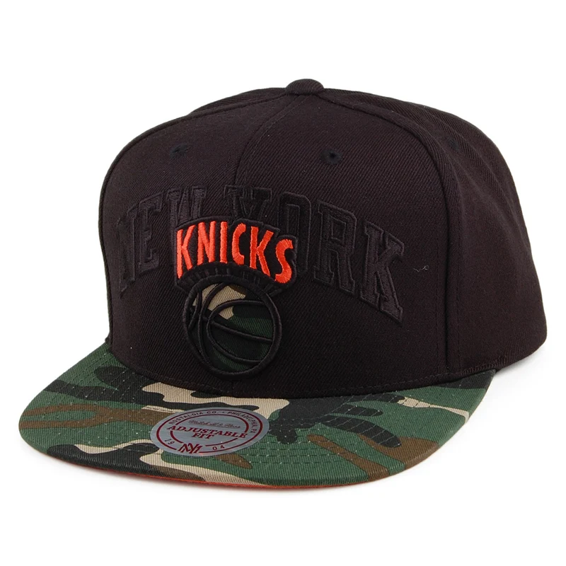 Casquette Snapback Blind New York Knicks noir-camouflage MITCHELL & NESS