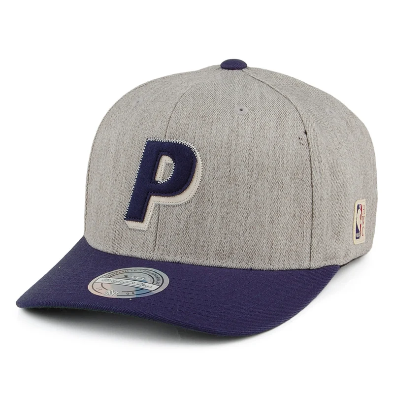 Casquette Snapback Hometown Indiana Pacers gris-bleu marine MITCHELL & NESS