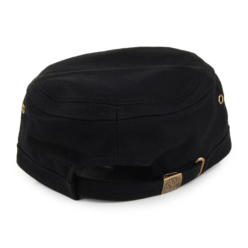 Casquette Militaire en Toile de Coton Cirée noir TIMBERLAND