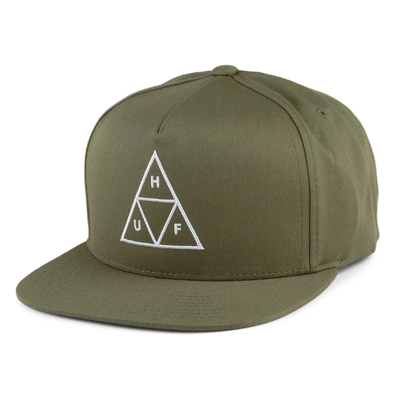 Casquette Snapback Triple Triangle olive HUF