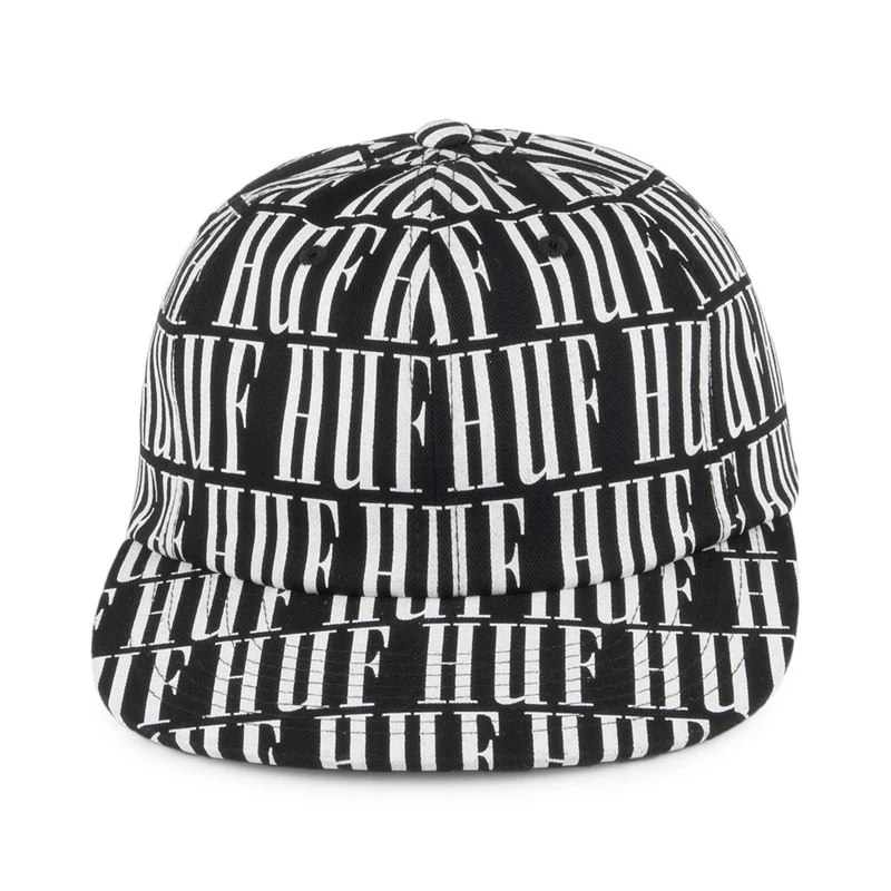 Casquette 6 Panel Night Market noir HUF