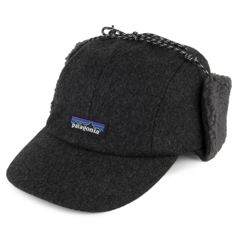 Casquette avec Protège-Oreilles en Laine Recyclée gris PATAGONIA