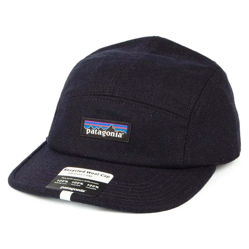 Casquette 5 Panel en Laine Recyclée bleu marine PATAGONIA