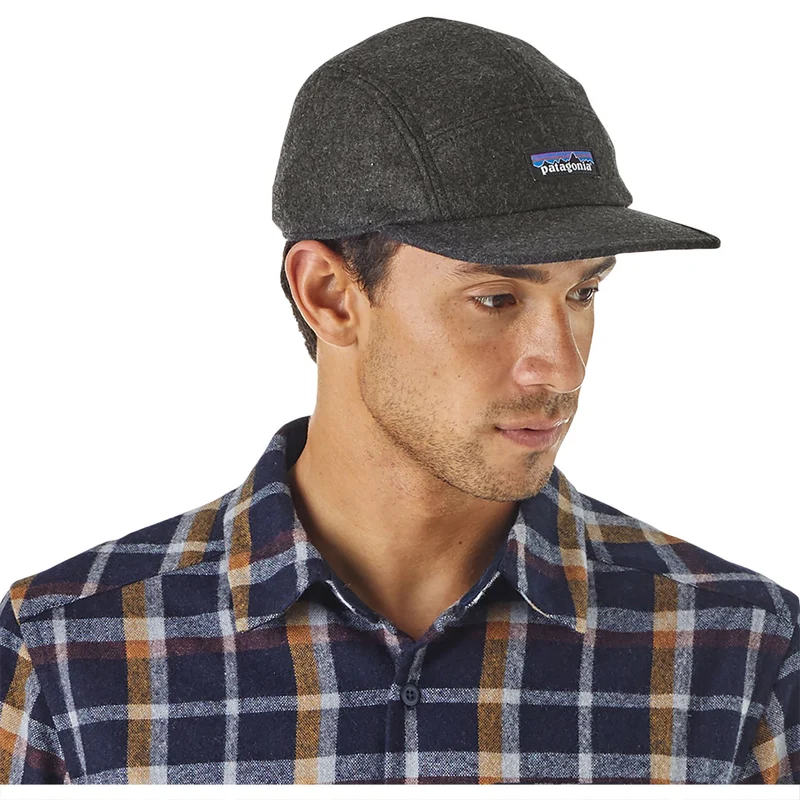 Casquette 5 Panel en Laine Recyclée gris PATAGONIA