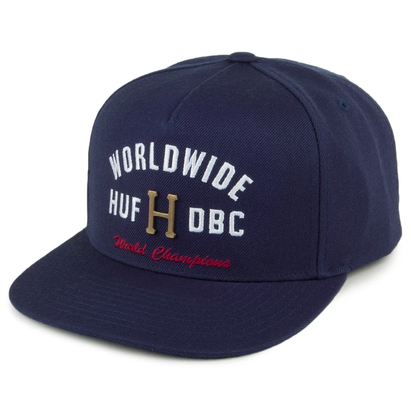Casquette Strapback Metal H bleu marine HUF