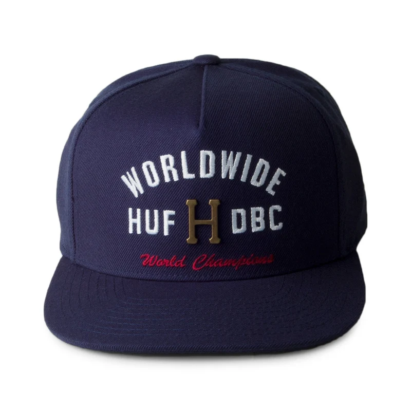 Casquette Strapback Metal H bleu marine HUF