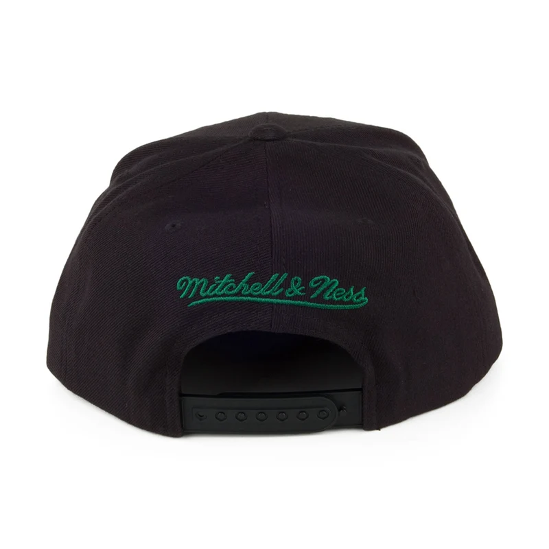Casquette Snapback Wool Solid Boston Celtics noir MITCHELL & NESS