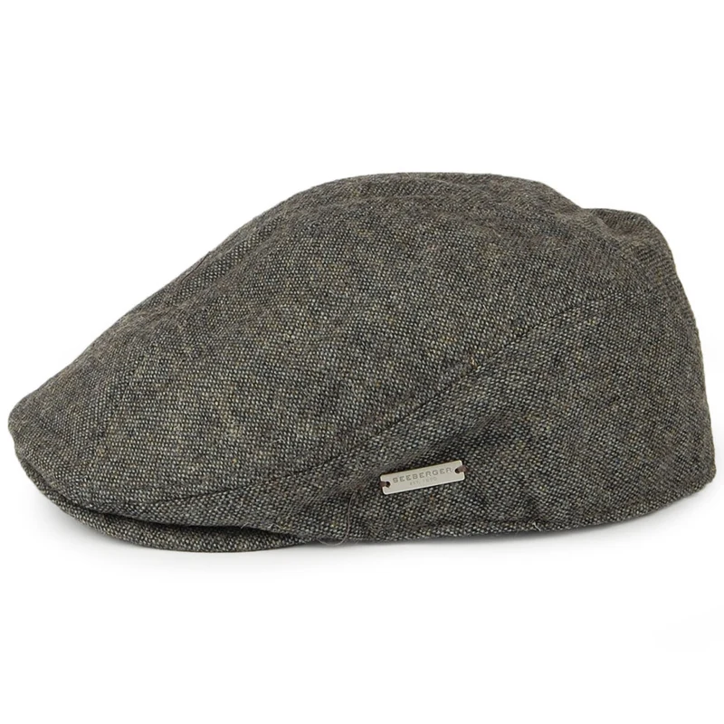 Casquette Plate Avec Protège-Oreilles gris SEEBERGER