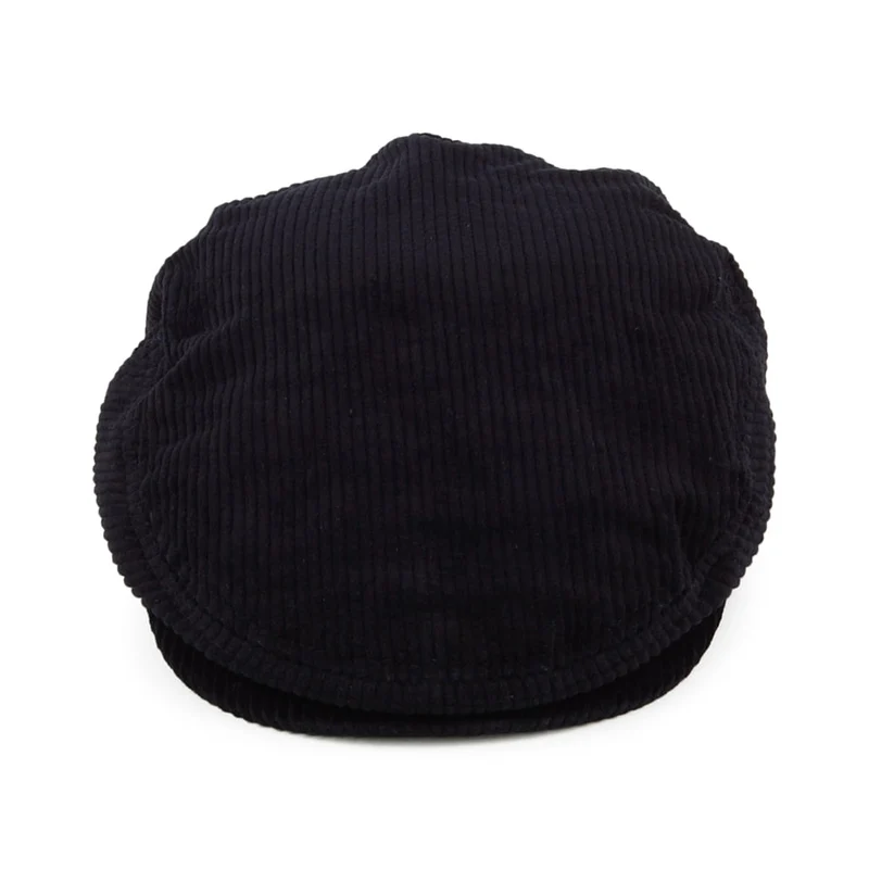Casquette Plate en Velours Côtelé Légère Hooligan bleu marine délavé BRIXTON