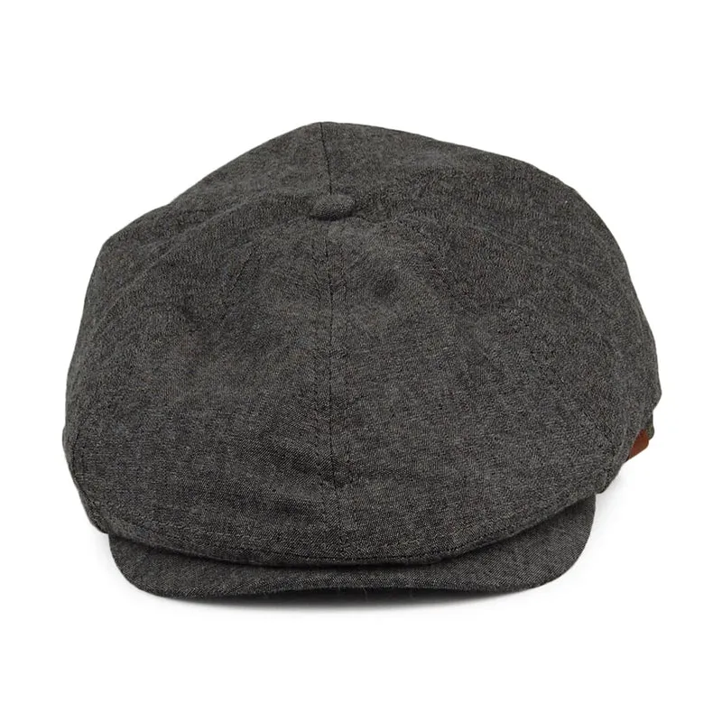 Casquette Gavroche Jamaica noir chiné BARTS