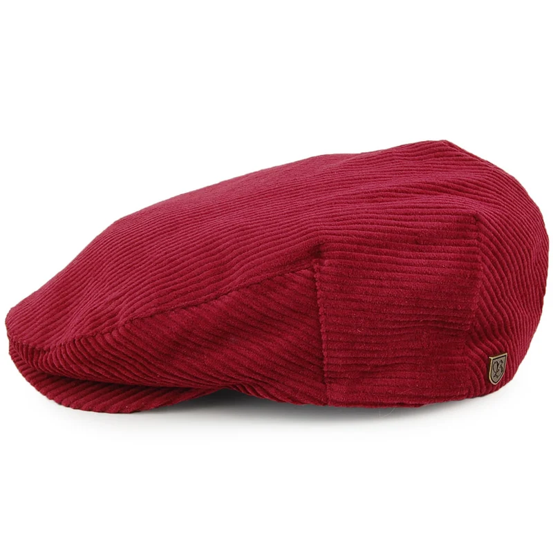 Casquette Plate en Velours Côtelé Hooligan cardinal BRIXTON