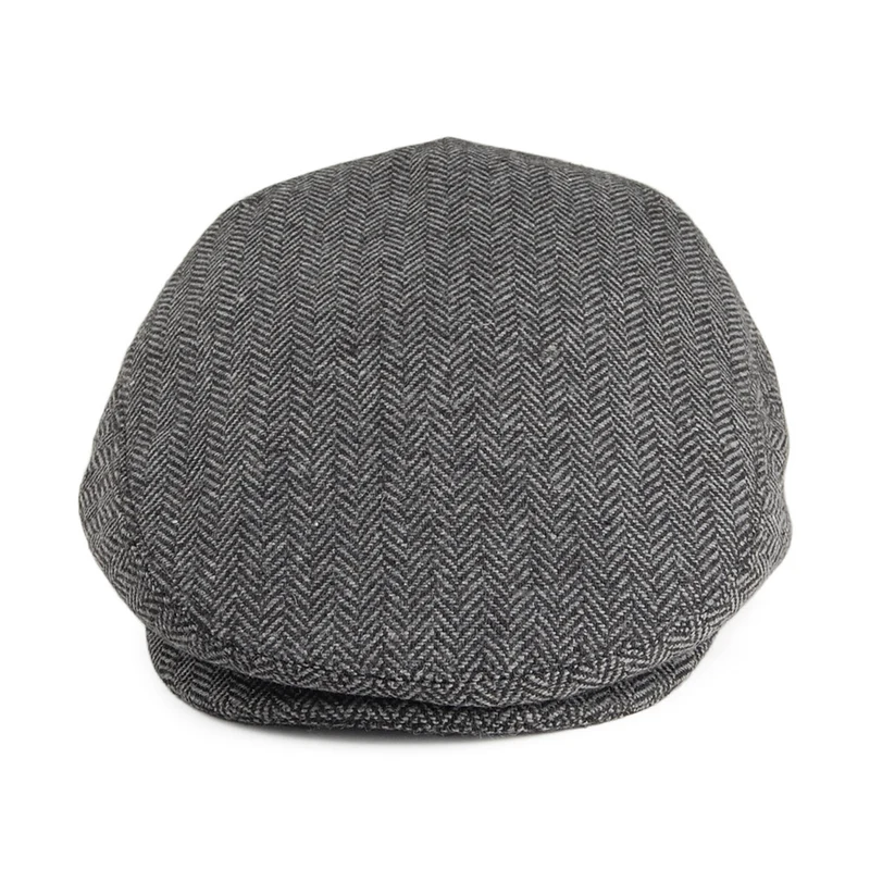 Casquette Plate à Chevrons Classic gris JAXON & JAMES