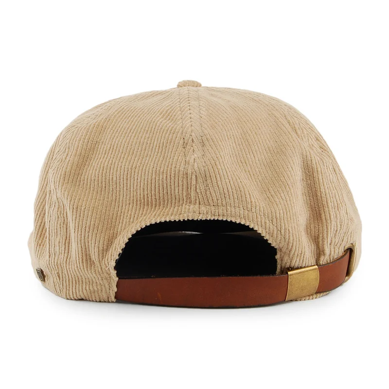 Casquette Gavroche Ajustable en Velours Côtelé Brood beige BRIXTON