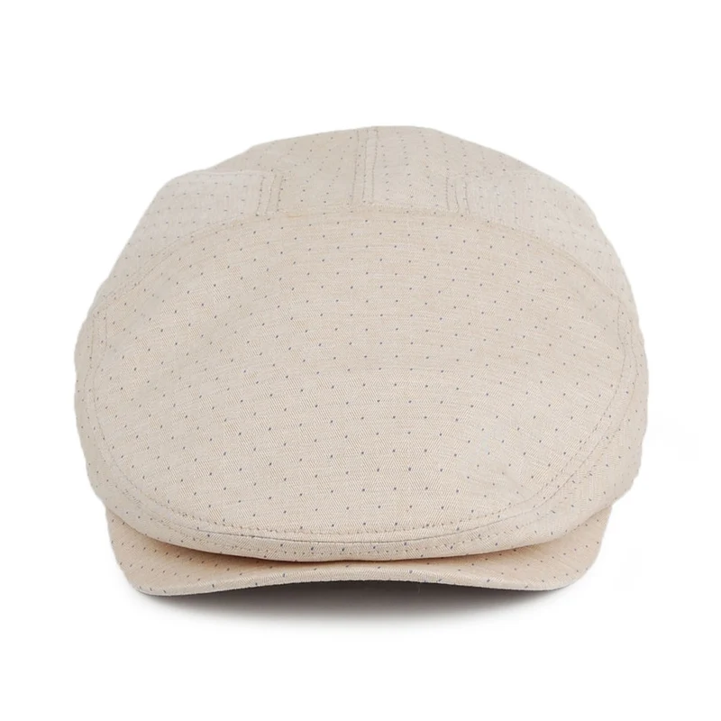 Casquette Plate à Pois Ganey sable BAILEY
