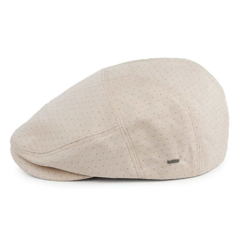Casquette Plate à Pois Ganey sable BAILEY