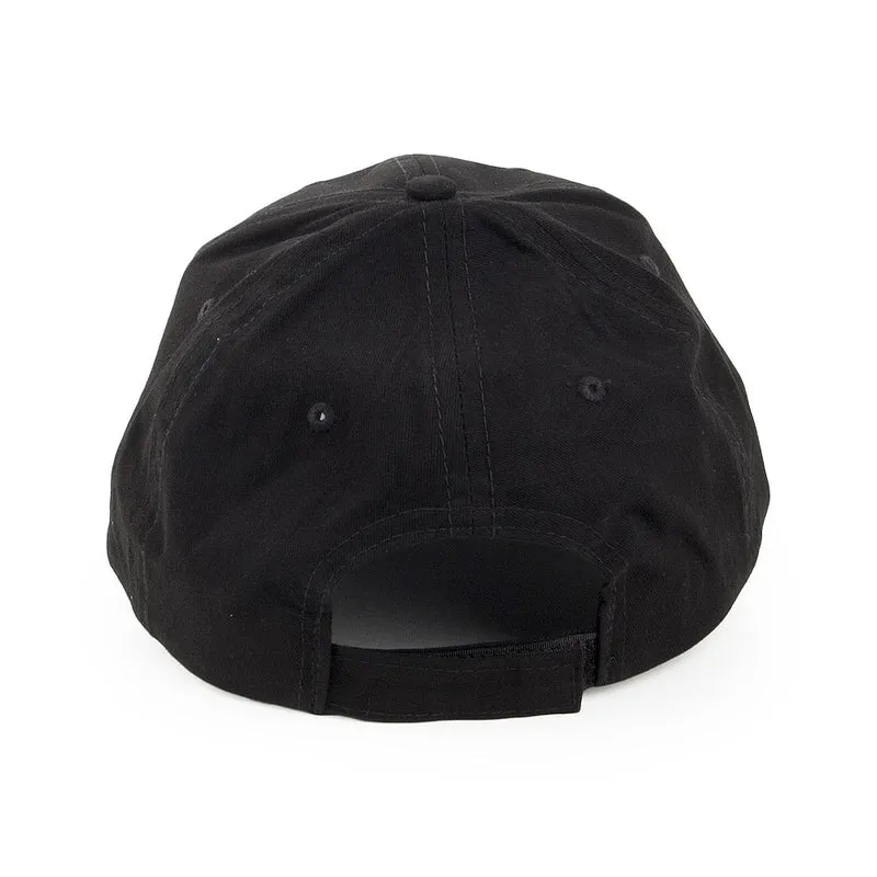 Casquette en Coton Brossé noir