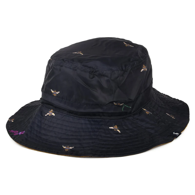 Chapeau de Pluie Réversible à Motif Abeilles Milport bleu marine JOULES