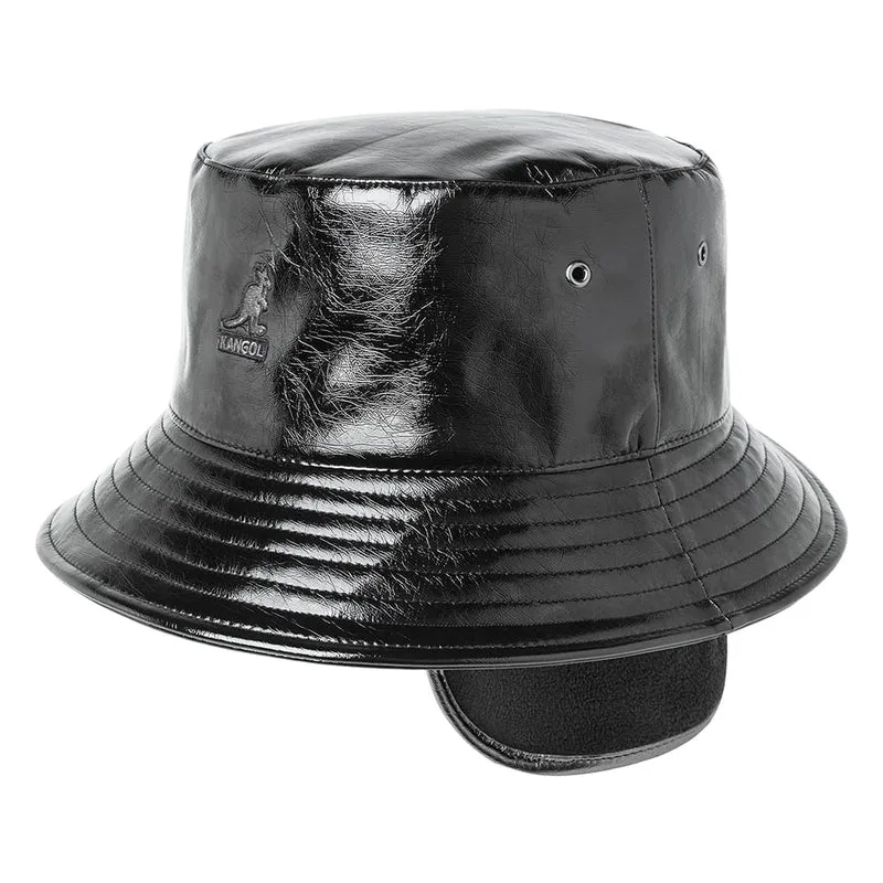 Chapeau Bob Avec Protège-Oreilles Future noir KANGOL