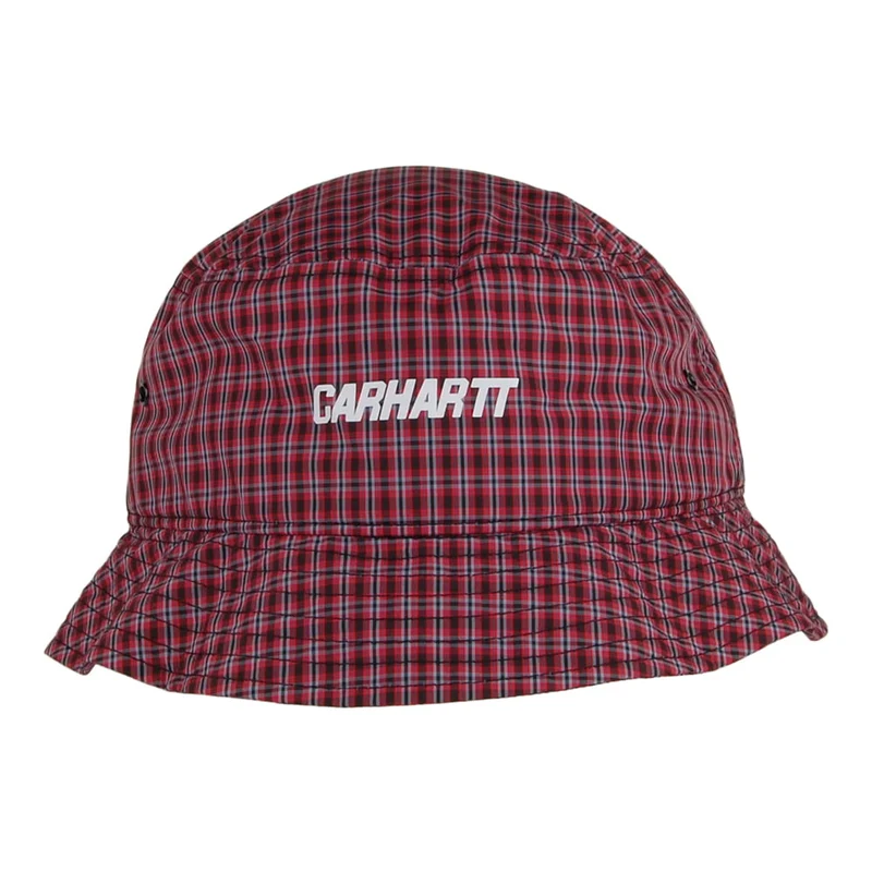 Chapeau Bob Alistair noir-rouge CARHARTT WIP