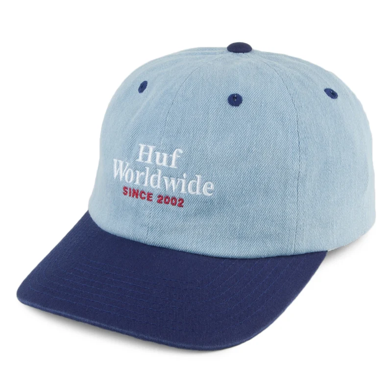 Casquette 6 Panel Worldwide Denim jean HUF