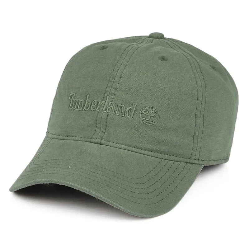 Casquette en Toile de Coton Cooper Hill olive TIMBERLAND