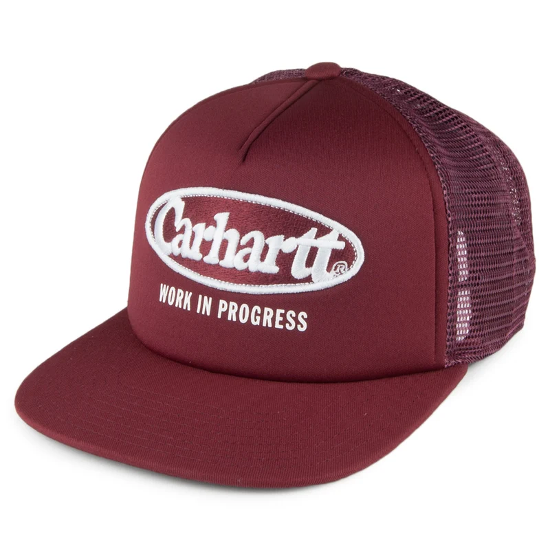 Casquette Trucker Oval bordeaux CARHARTT WIP