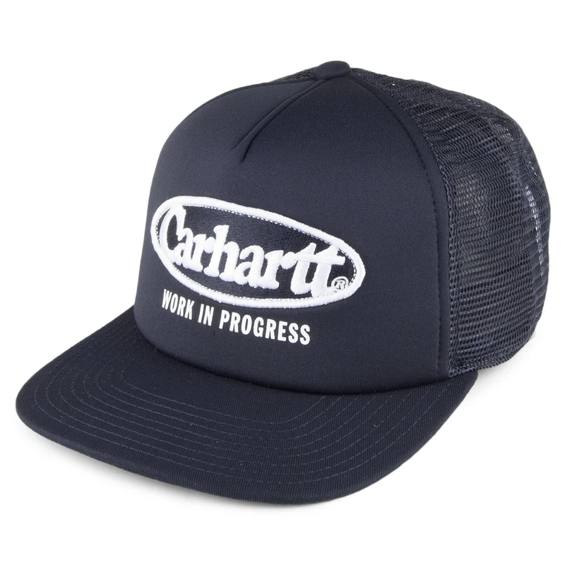 Casquette Trucker Oval bleu marine CARHARTT WIP