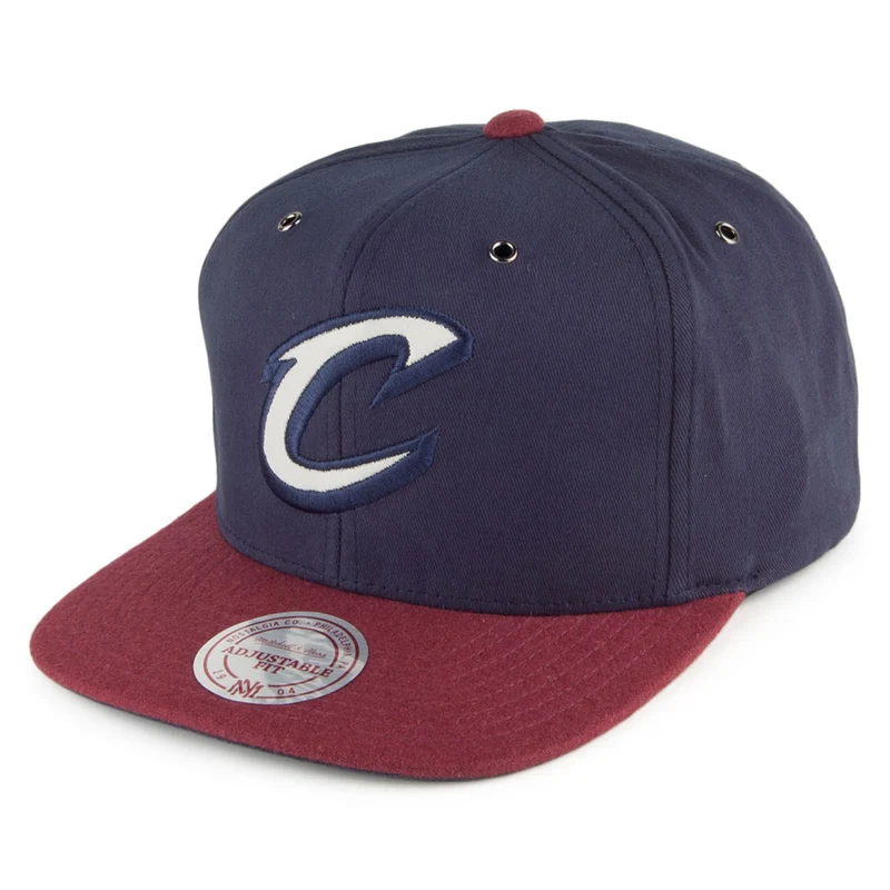 Casquette Terrain Cleveland Cavaliers bleu marine-bordeaux MITCHELL & NESS